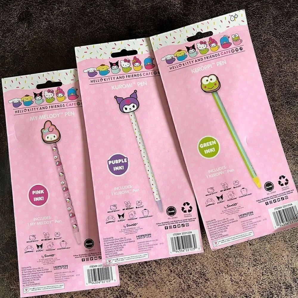 Sanrio Character Pens Set of 3